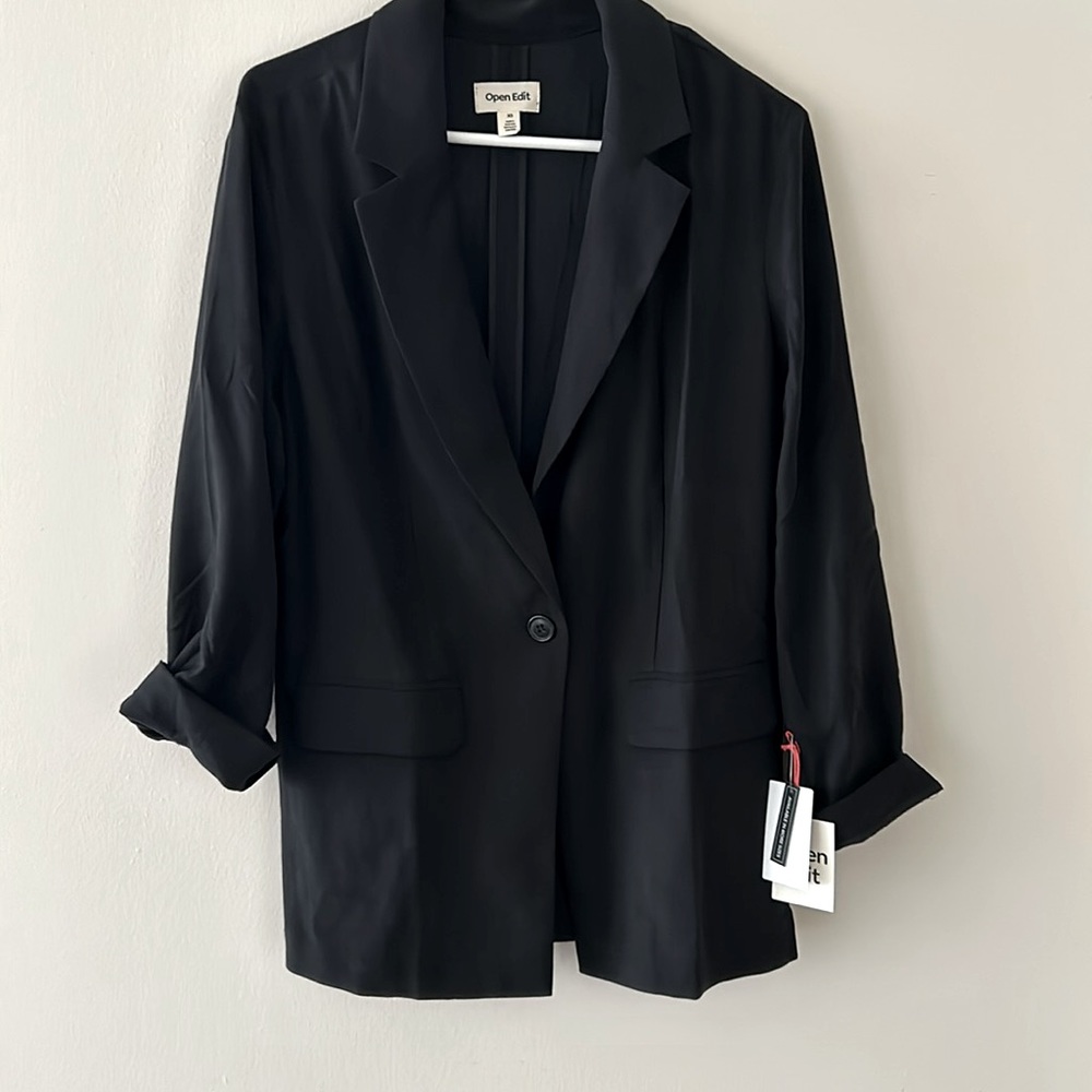 Black lightweight blazer (oversized)